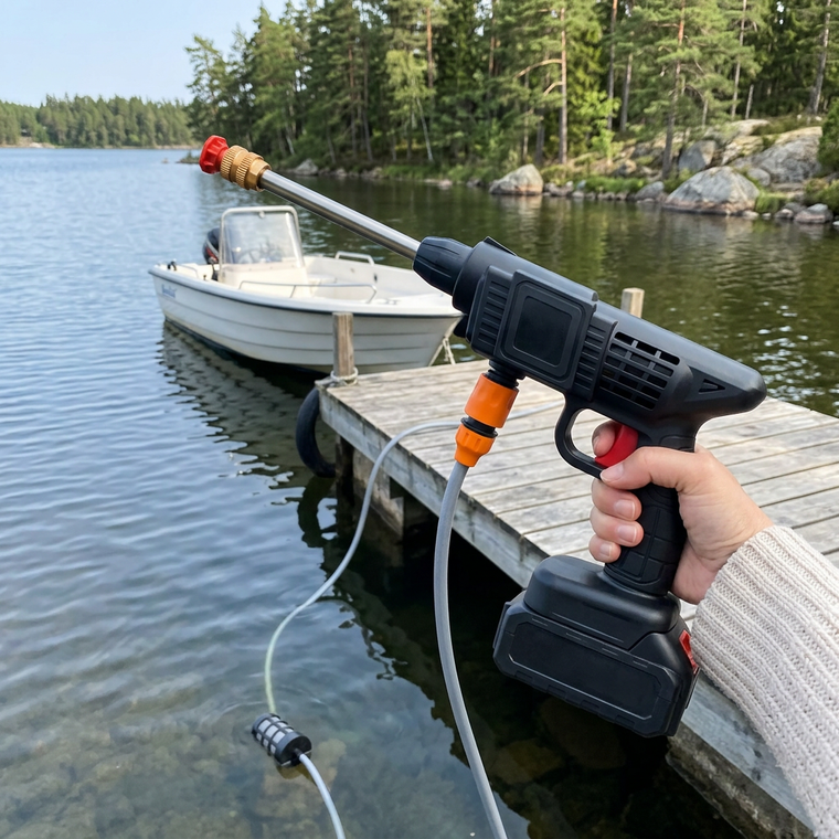 Båten ved brygga