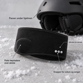 Soldahl Bluetooth-pannebånd med flate høyttalere og mikrofon til skihjelmen