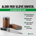 Soldahl Rullslip knivsliper: Aldri mer sløve kniver. 90 dagers åpent kjøp.