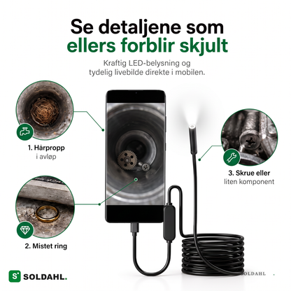 Se detaljene som ellers forblir skjult, live via mobilen