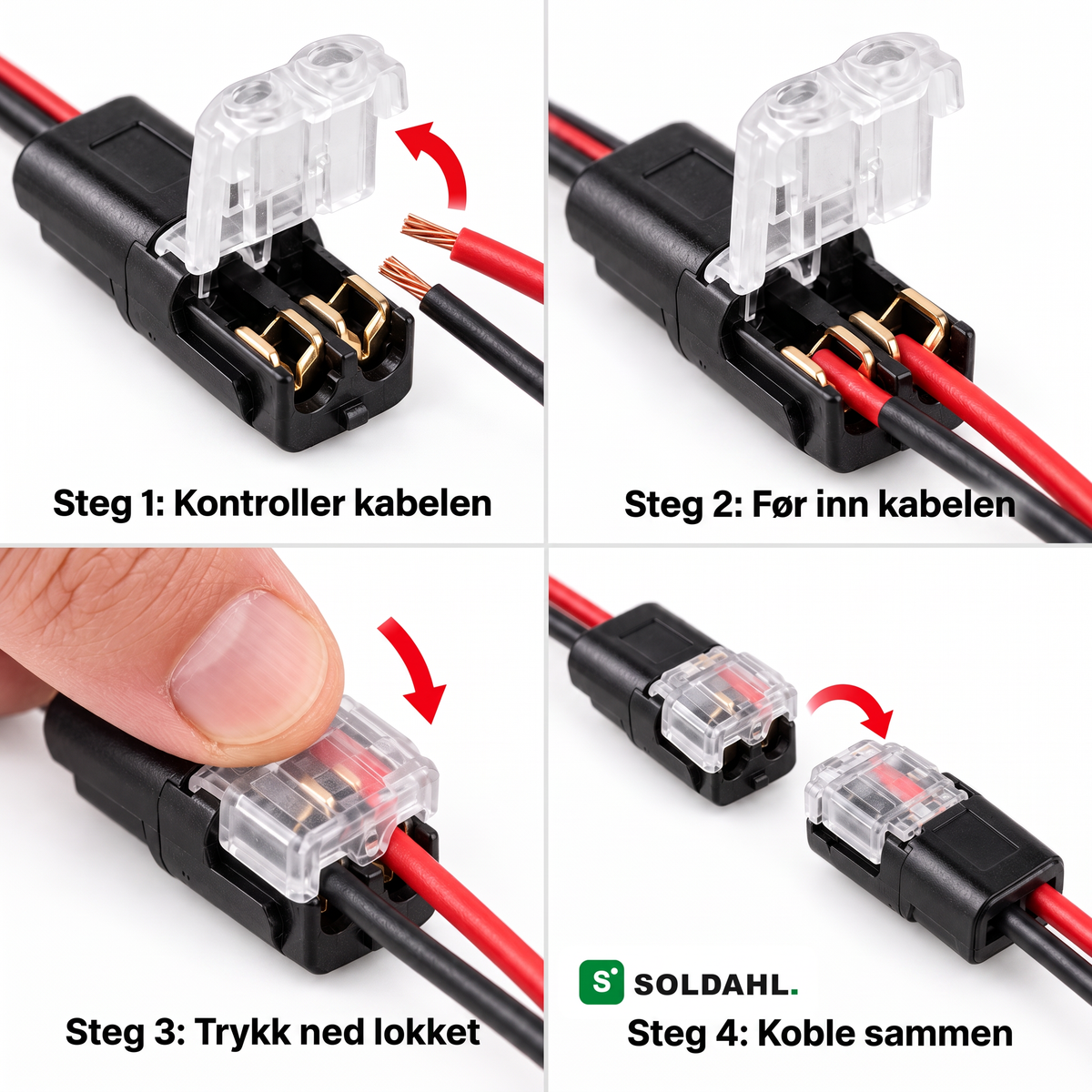 Slik kobler du sammen Kopplex i fire steg