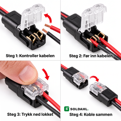 Slik kobler du sammen Kopplex i fire steg