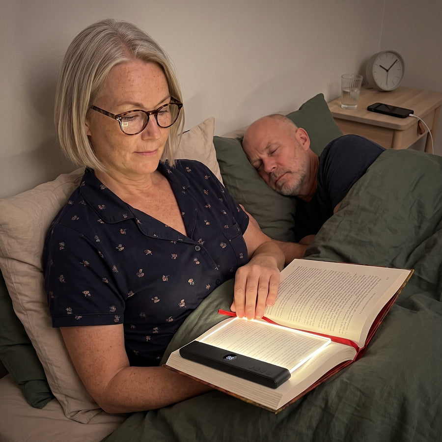 Ett kapittel til. Uten å vekke den som sover ved siden av deg.