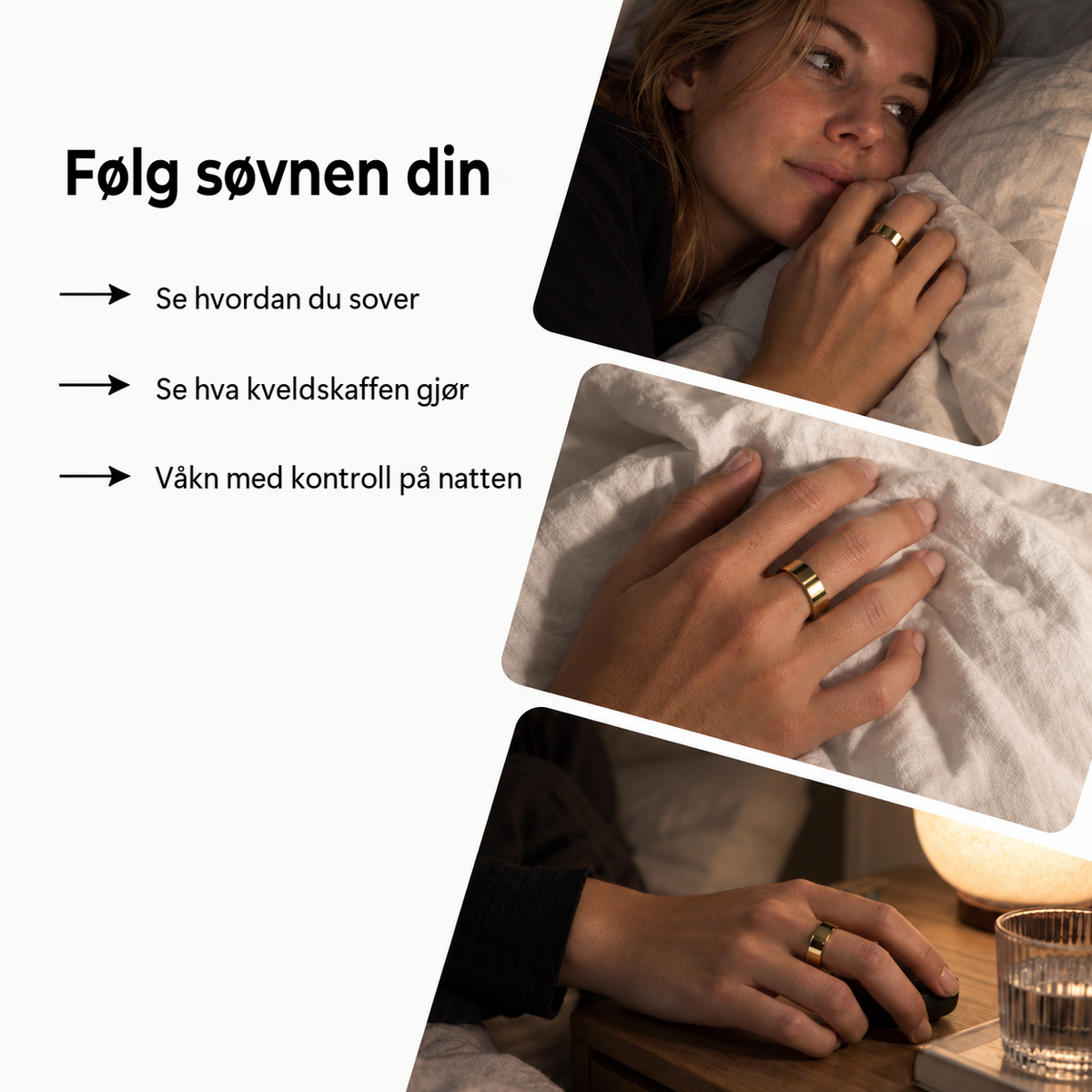 Kontroll på søvnen din med smart ring