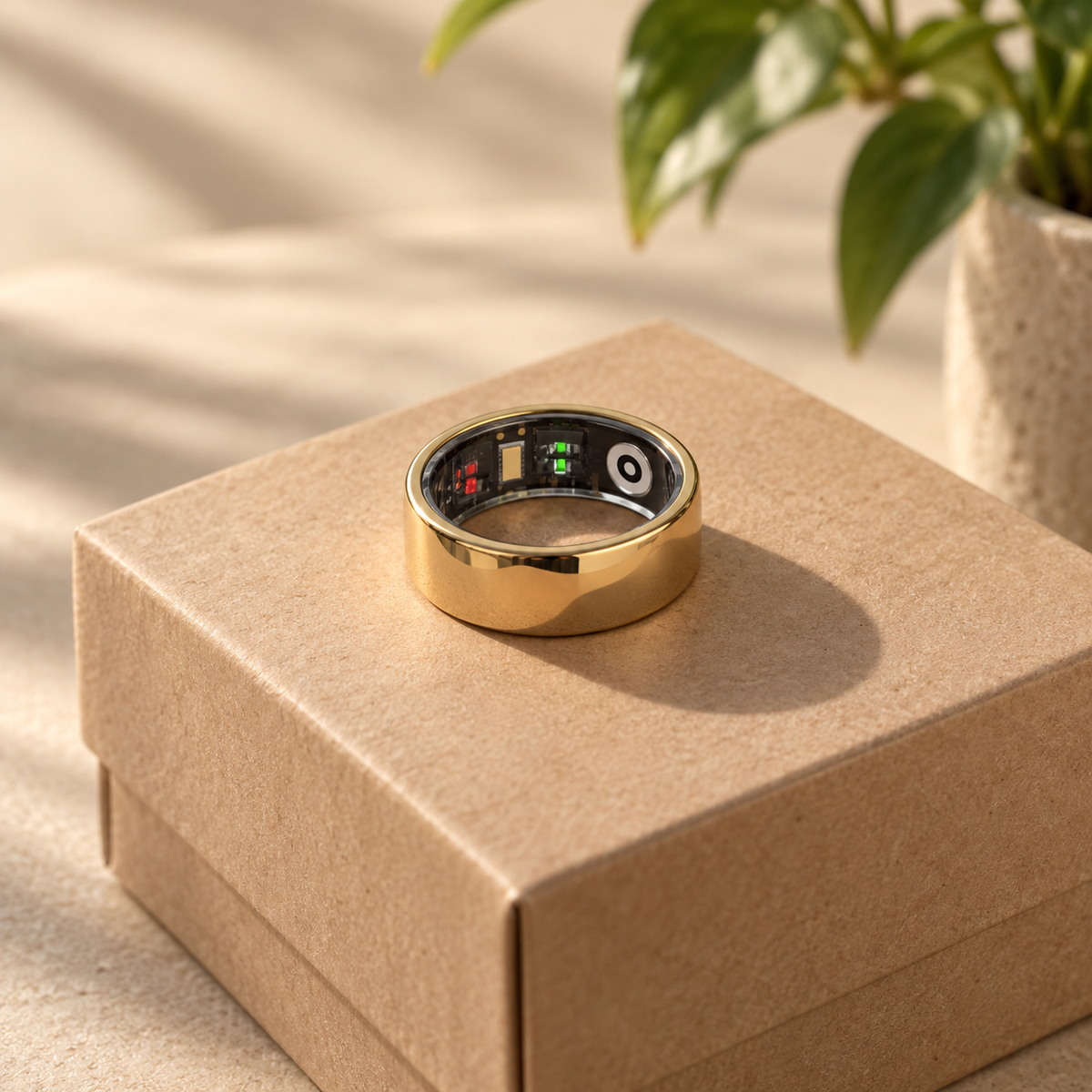Pulsring i gaveeske