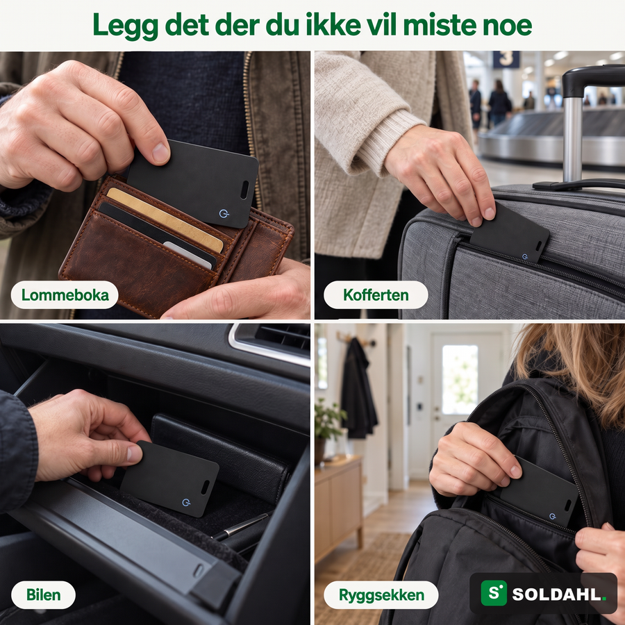 Hvor er lommeboka? Lommene, sofaen, bilen, jakka fra i går.