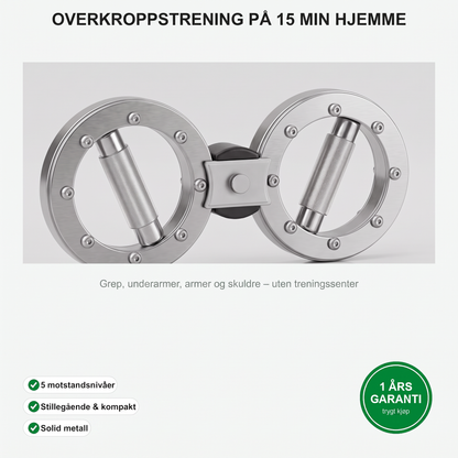 Soldahl Gripp Pro, overkroppstrening på 15 min hjemme