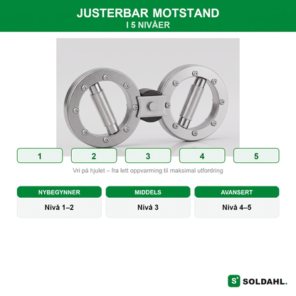 Justerbar motstand i 5 nivåer