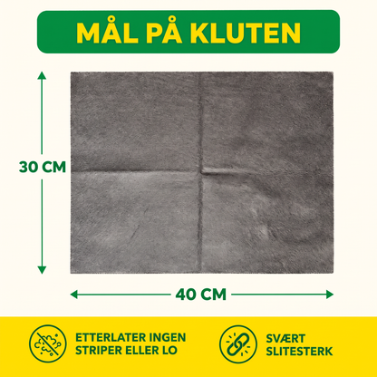 Mål på kluten 30x40 cm