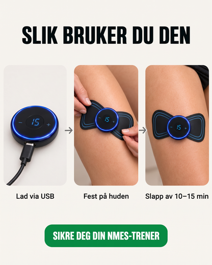 Slik fungerer EMS-muskelaktivering på lårmuskelen ved kneet