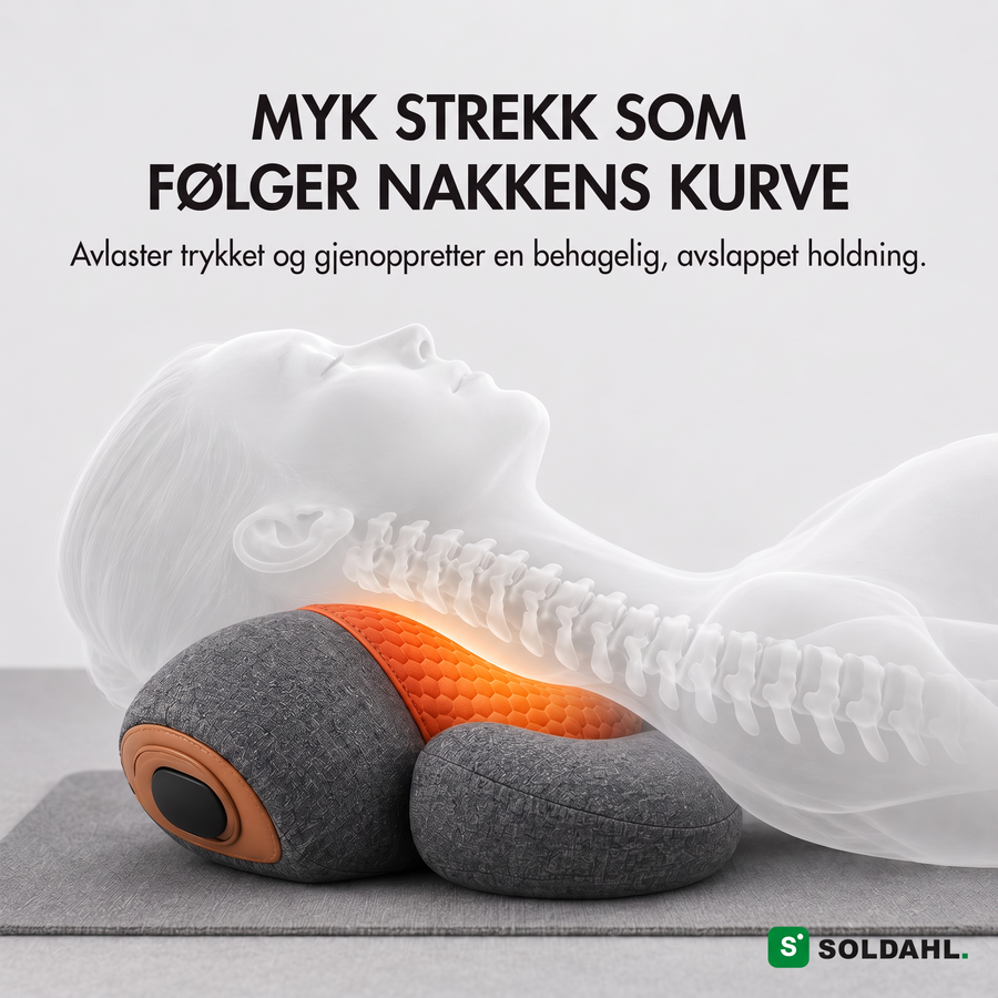 Nakken bærer hele dagen. Gi den 15 minutter tilbake.
