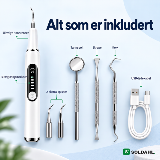 Alt som følger med i Rentand-settet