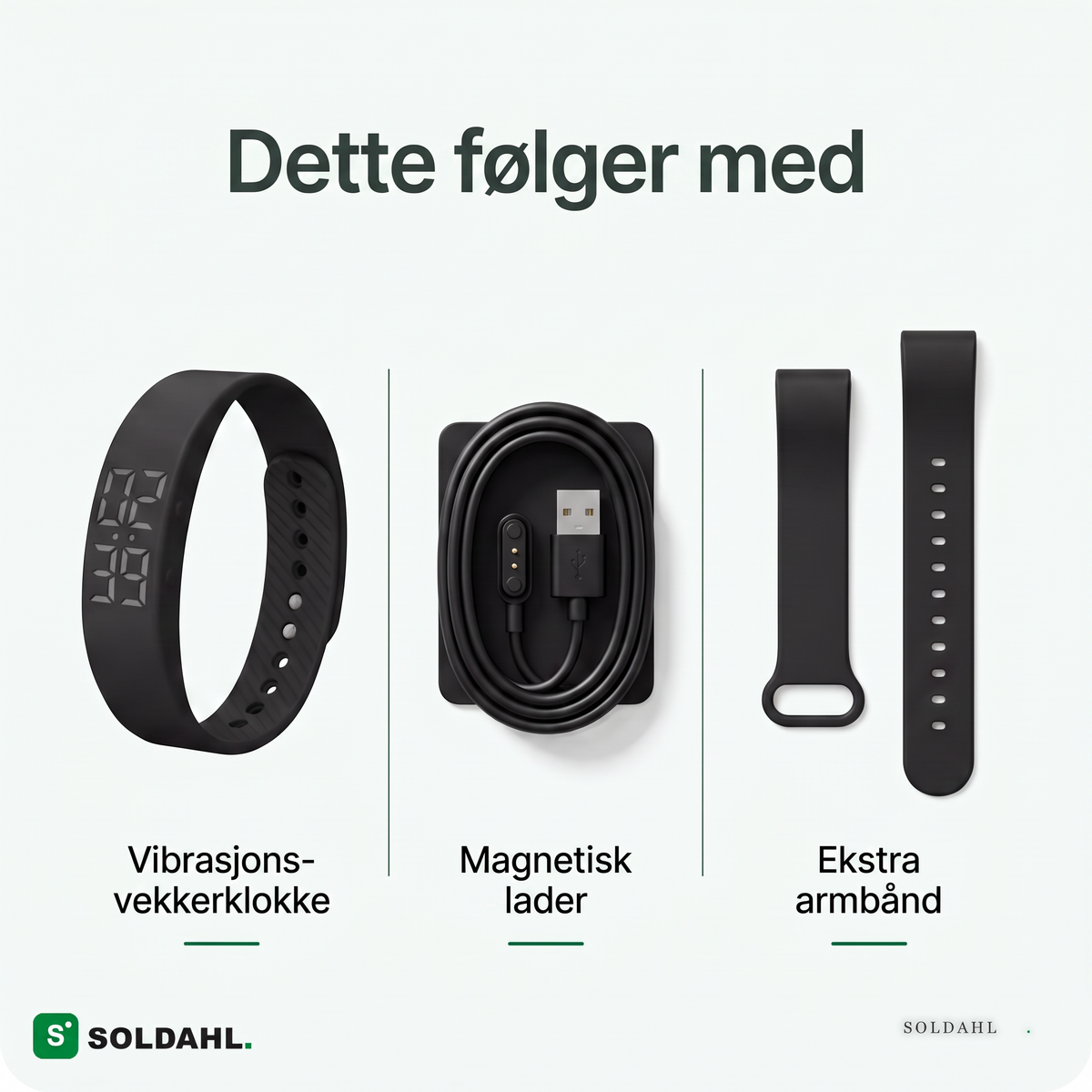 Dette følger med i pakken
