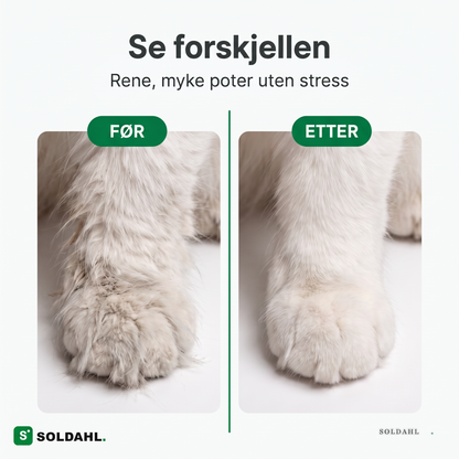 Før og etter trimming